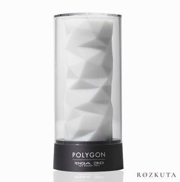 Мастурбатор Tenga 3D Polygon, дуже ніжний, з антибактеріального еластомеру зі сріблом SO2197 фото