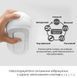 Вібромастурбатор Tenga Flip Zero Electronic Vibration White, змінна інтенсивність, розкладний SO2010 фото 8