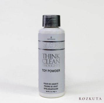 Пудра для догляду за іграшками Sensuva Think Clean Thoughts Toy Powder (56 г) SO4467 фото