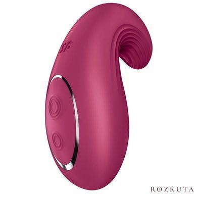 Вібратор Satisfyer Dipping Delight Berry, 2 мотори SO6990 фото