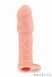 Насадка на член Real Body &mdash; Real Extender DICKY із закритою головкою та кільцем для мошонки SO3716 фото 1