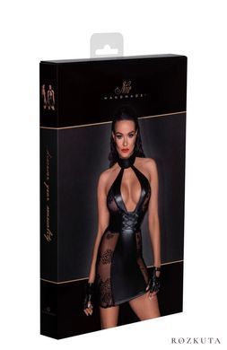 Сукня Noir Handmade F238 Short tulle dress with powerwetlook inserts, M SX0128 фото