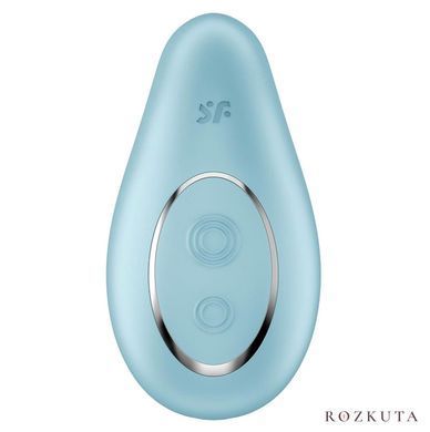 Вібратор Satisfyer Dipping Delight Light Blue, 2 мотори SO6991 фото