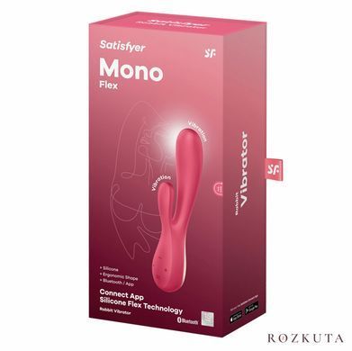 Вібратор-кролик Satisfyer Mono Flex, червоний SO3900 фото