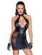 Сукня Noir Handmade F238 Short tulle dress with powerwetlook inserts, M SX0128 фото 2