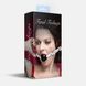 Кляп силіконовий Feral Feelings Silicon Ball Gag White/Black, білий ремінець, чорна кулька SX3976 фото 5